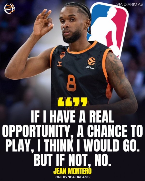 配资概念股票 欧篮联一阵+最佳新秀！蒙特罗：如果有上场打球的机会 会考虑NBA